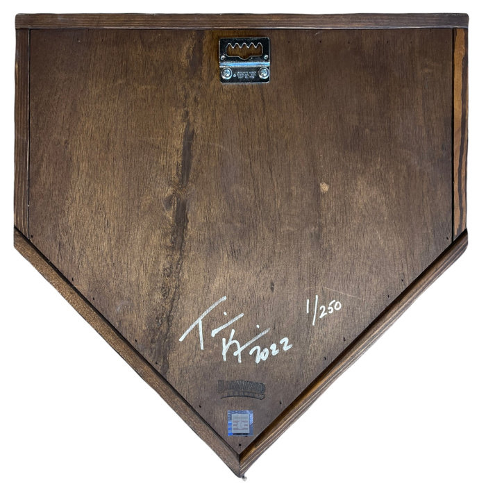 Gil Hodges Hall of Fame Vintage Distressed Wood 18.5 Inch Legacy Home Plate Ltd Ed of 250