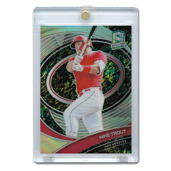 Mike Trout 2021 Panini Spectra Splatter # 64 Ltd Ed of 8