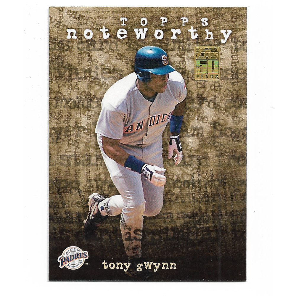 Tony Gwynn 2001 Topps Noteworthy # 18