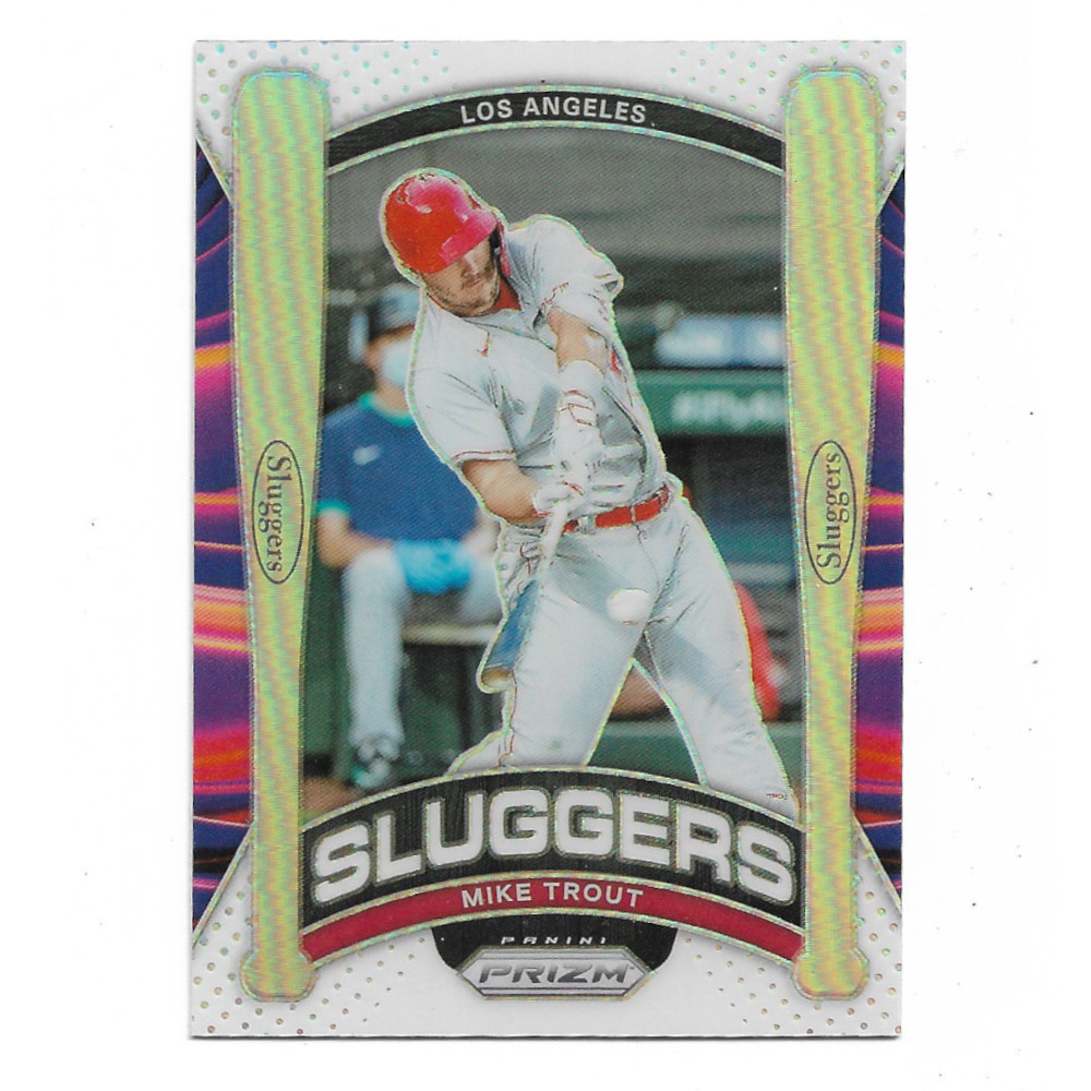 Mike Trout 2021 Panini Prizm Sluggers # 15