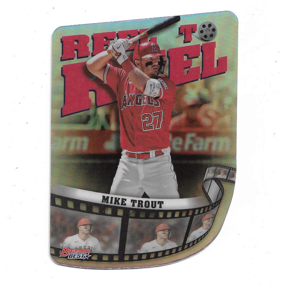 Mike Trout 2023 Bowman's Best Reel to Reel # 1