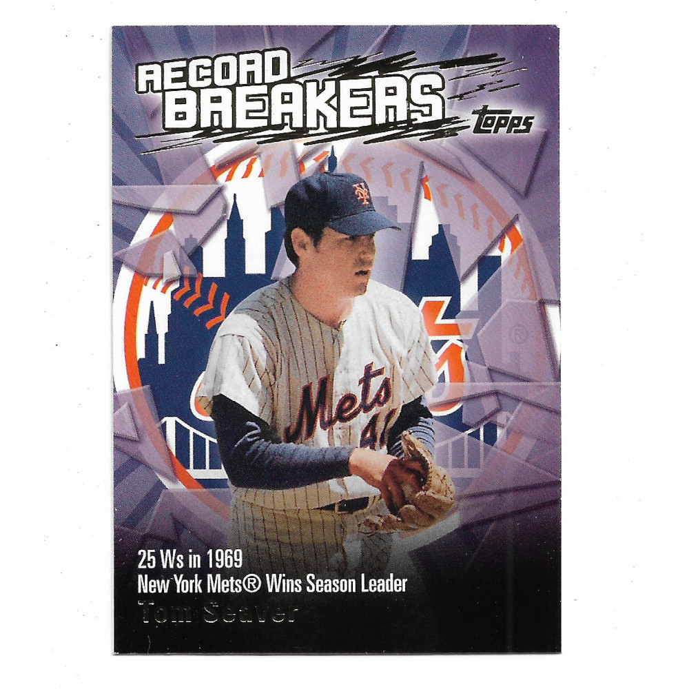 Tom Seaver 2002 Topps Record Breakers # TS