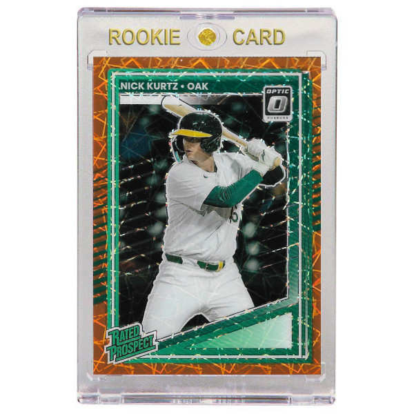 Nick Kurtz Oakland Athletics 2025 Donruss Optic Orange Velocity # 154