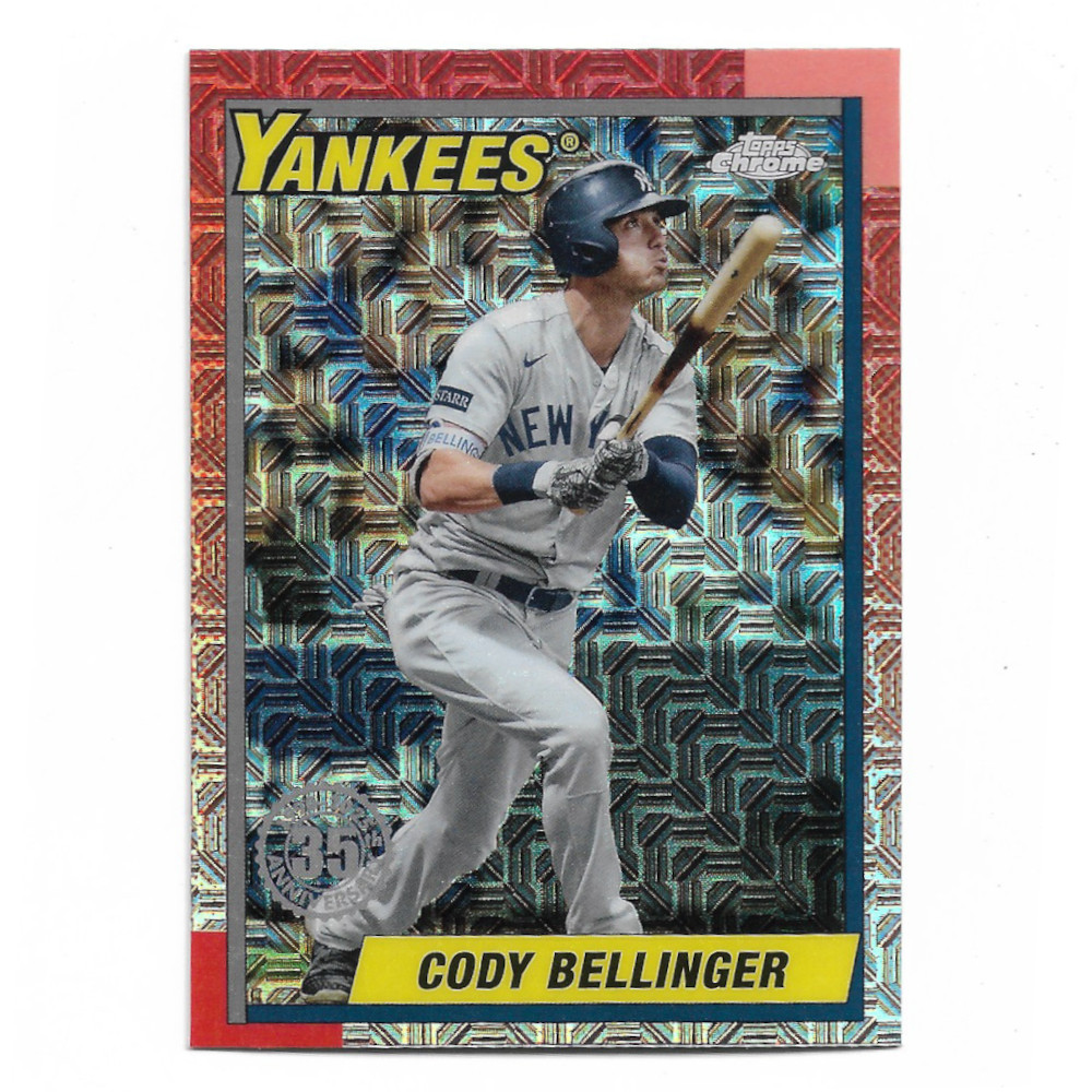Cody Bellinger 2025 Topps Series Two 35th 1990 Silver Pack Chrome # T90C-112