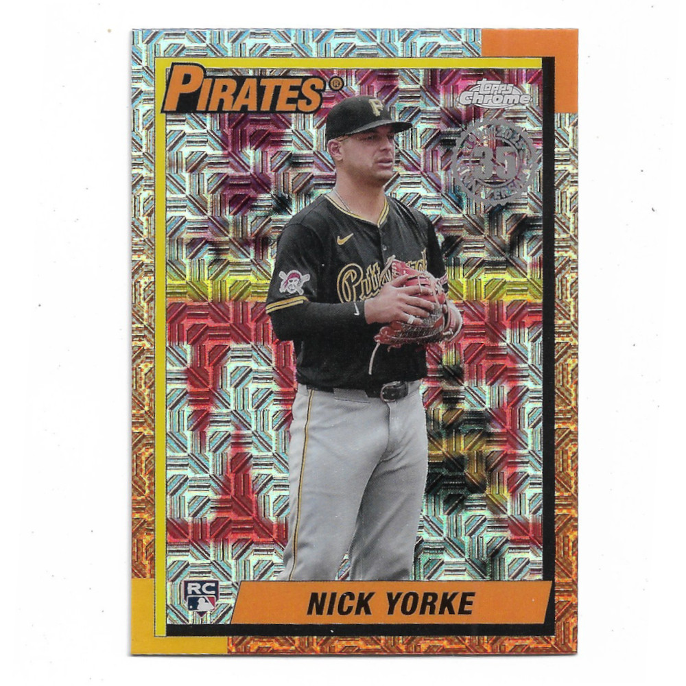 Nick Yorke 2025 Topps Series 2 35th 1990 Silver Pack Chrome # T90C-133 Rookie Card