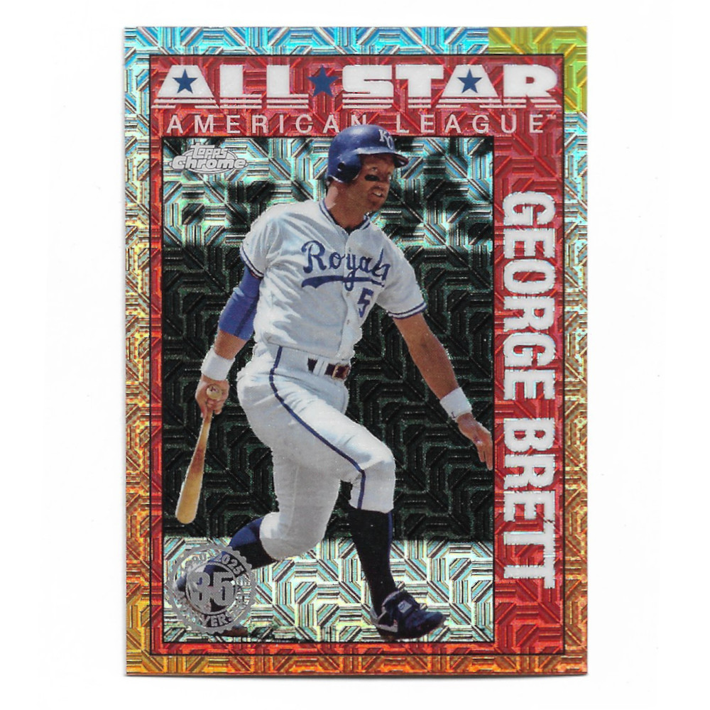 George Brett 2025 Topps Chrome 35th Anniversary Mojo All-Star # 90ASC-3