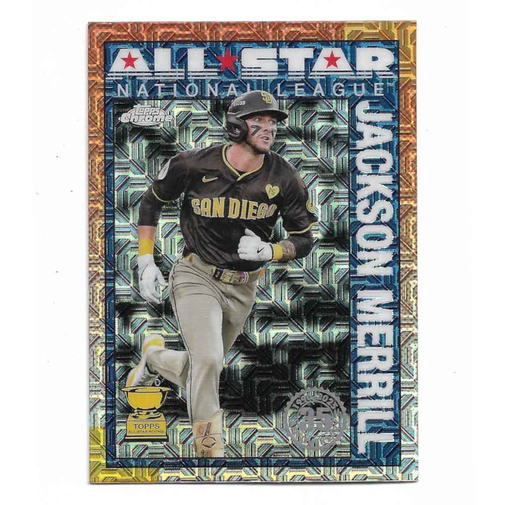 Jackson Merrill 2025 Topps Chrome 35th Anniversary Mojo All-Star # 90ASC-4