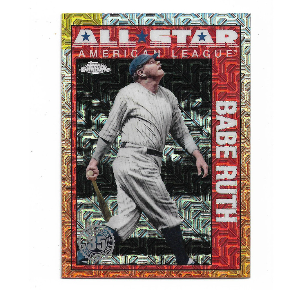 Babe Ruth 2025 Topps Chrome 35th Anniversary Mojo All-Star # 90ASC-41