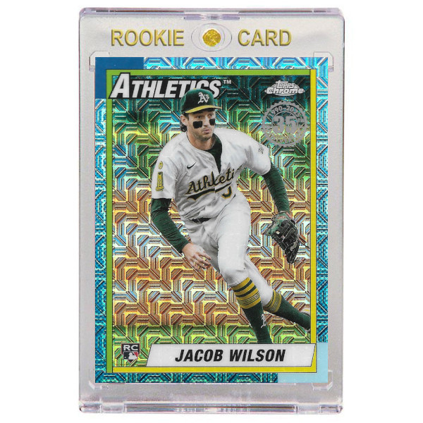 Jacob Wilson Oakland Athletics 2025 Topps Chrome Update 35th Anniversary # U90C-67 Rookie Card