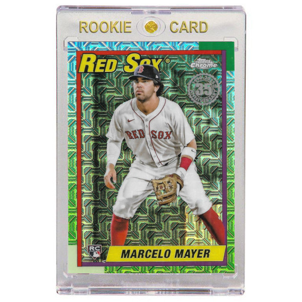 Marcelo Mayer Boston Red Sox 2025 Topps Chrome Update 35th Anniversary # U90C-33 Rookie Card