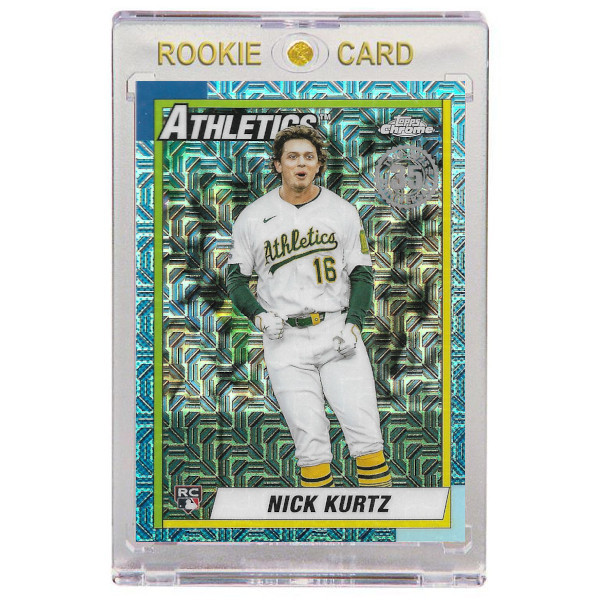 Nick Kurtz Oakland Athletics 2025 Topps Chrome Update 35th Anniversary # U90C-93 Rookie Card