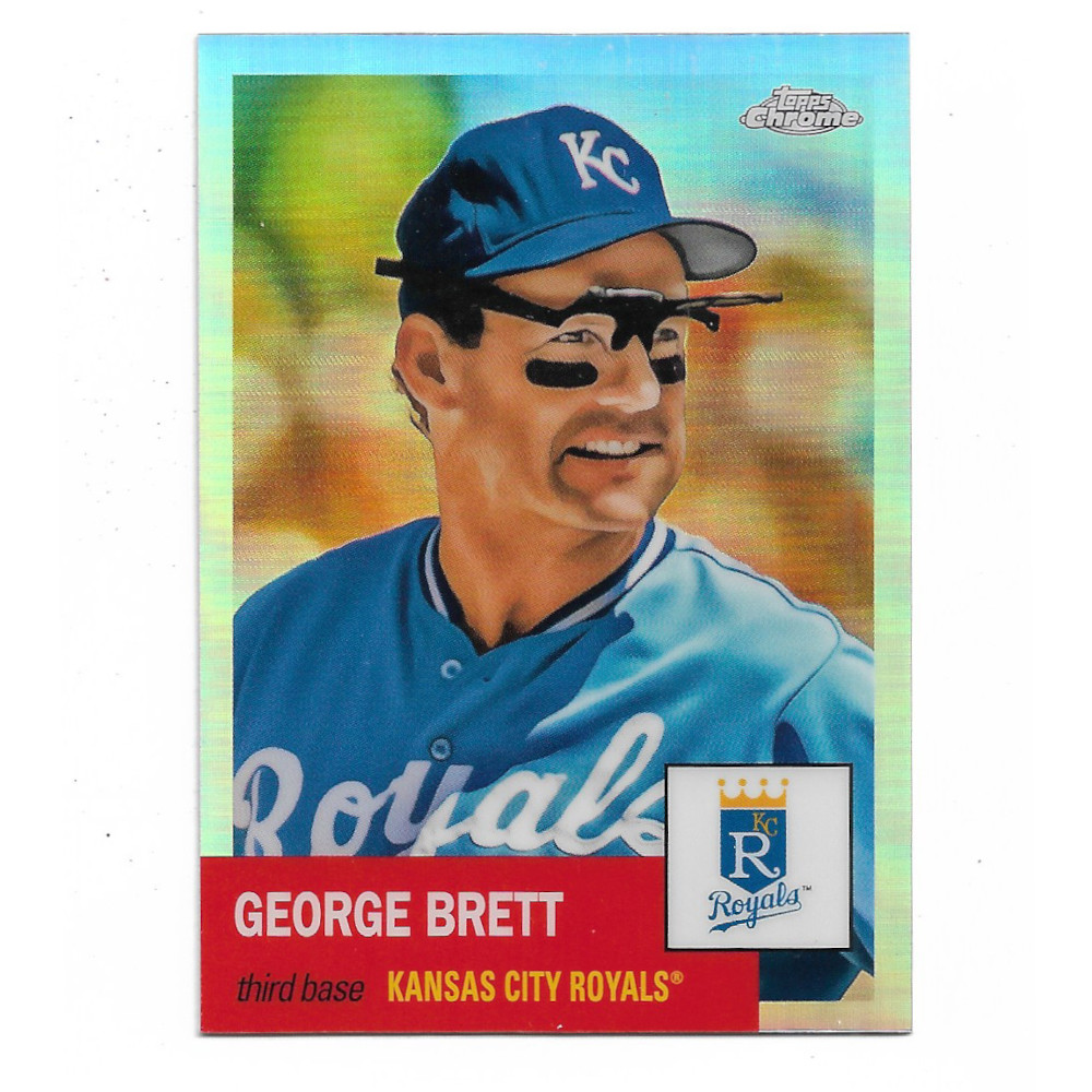 George Brett 2022 Topps Chrome Platinum Anniversary Refractor # 5