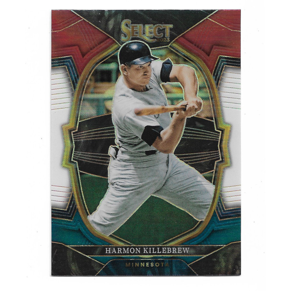 Harmon Killebrew 2023 Panini Select Red, White and Blue Holo # 23