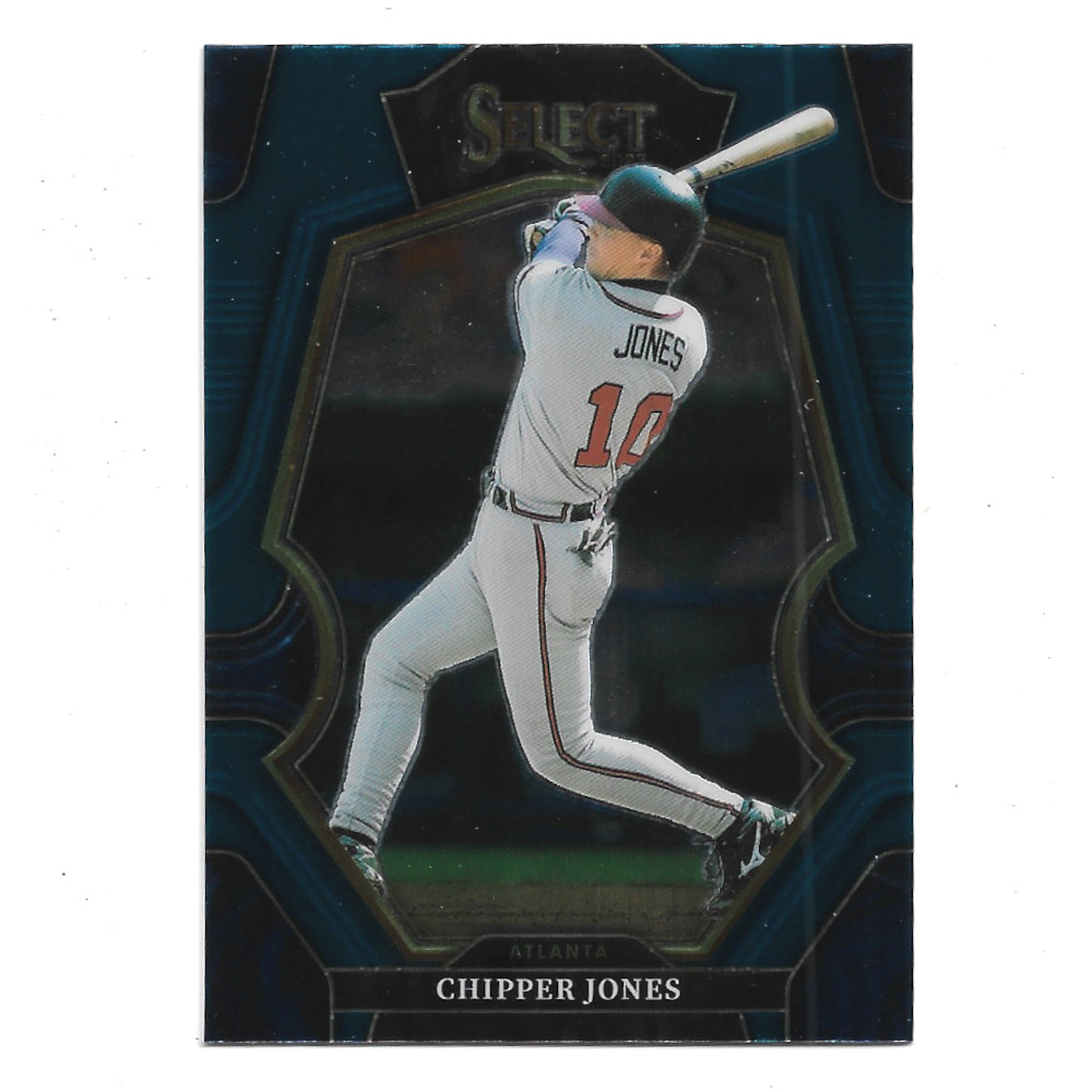 Chipper Jones 2023 Panini Select Blue # 167