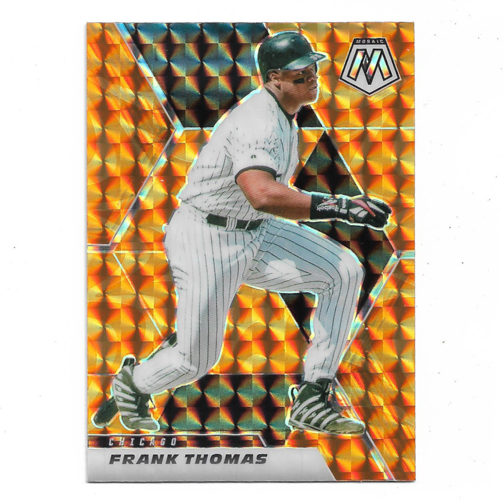Frank Thomas 2021 Panini Mosaic Orange Holo # 29
