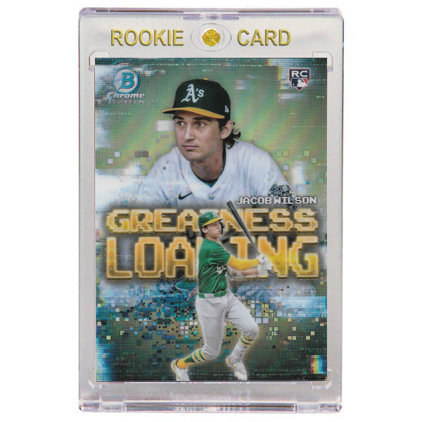 Jacob Wilson Oakland Athletics 2025 Bowman Chrome Greatness Loading # 16 Rookie Card