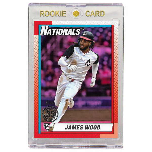 James Wood Washington Nationals 2025 Topps 35th Anniversary # 90B2-47 Rookie Card