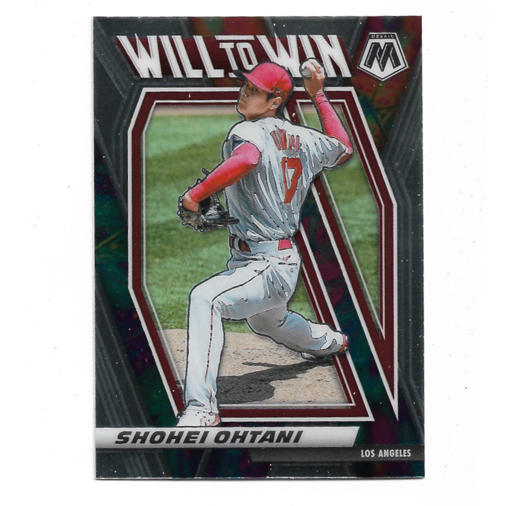 Shohei Ohtani 2021 Panini Mosaic Will to Win # 8