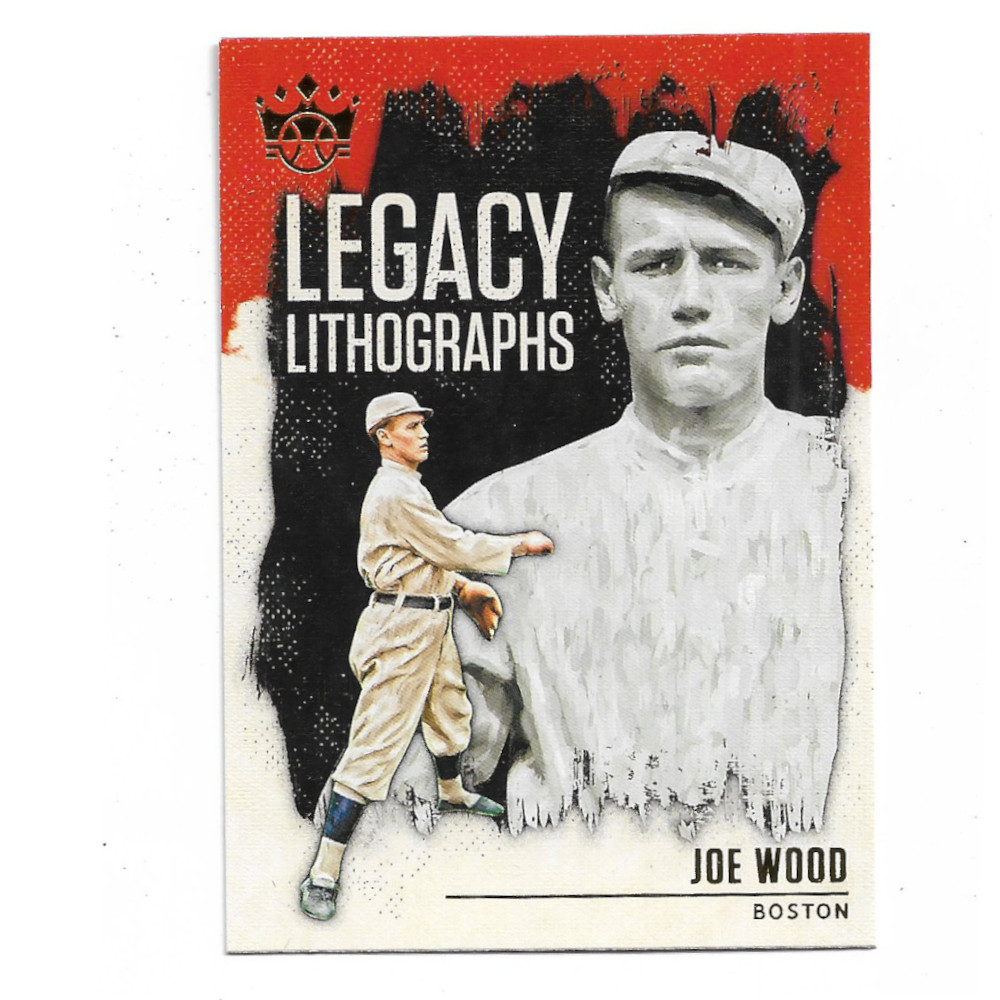 Smoky Joe Wood 2021 Panini Diamond Kings Legacy Lithographs # 16
