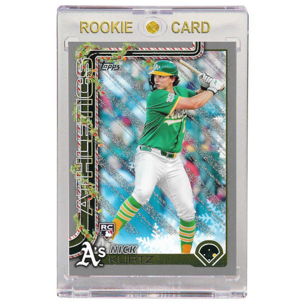 Nick Kurtz Oakland Athletics 2025 Topps Holiday Silver # H40 Rookie Card