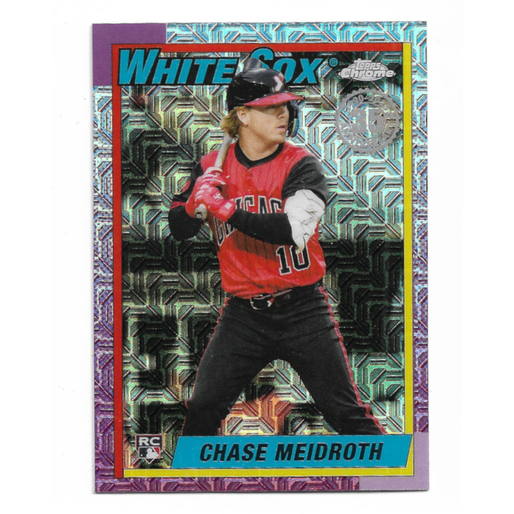 Chase Meidroth 2025 Topps Update Series 35th 1990 Silver Pack Chrome # U90C-52 Rookie Card