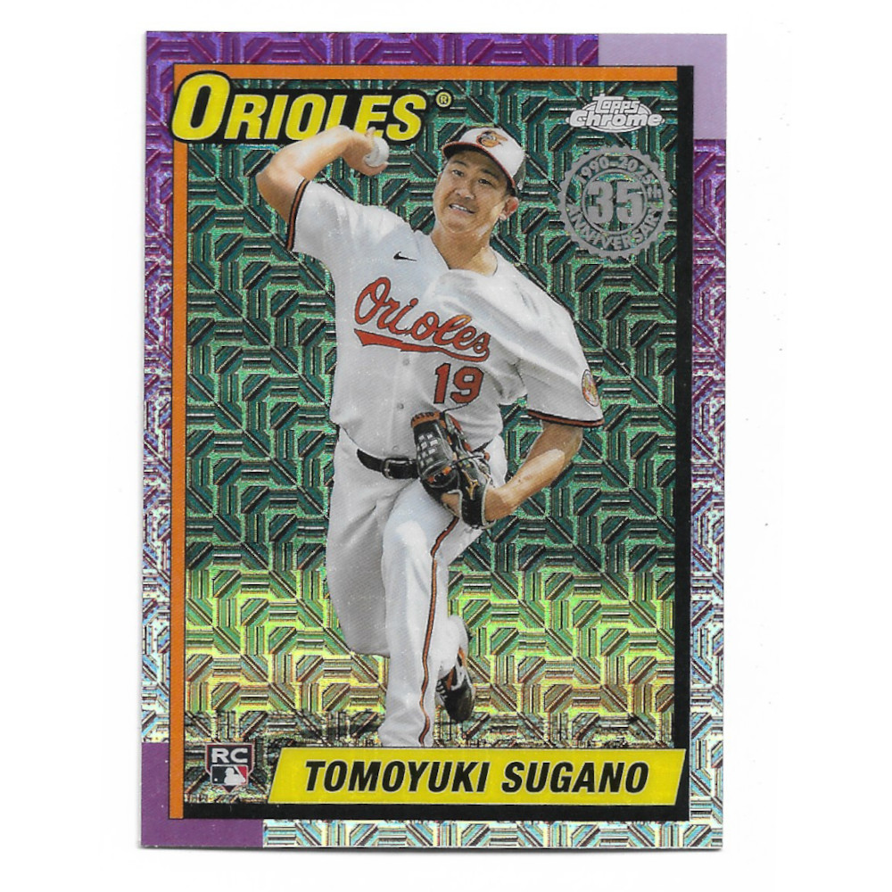 MICH YUKISABURO WATANABE　渡辺雪三郎　エムズグレイシー Tomoyuki Sugano 2025 Topps Update Series 35th 1990 Silver Pack
