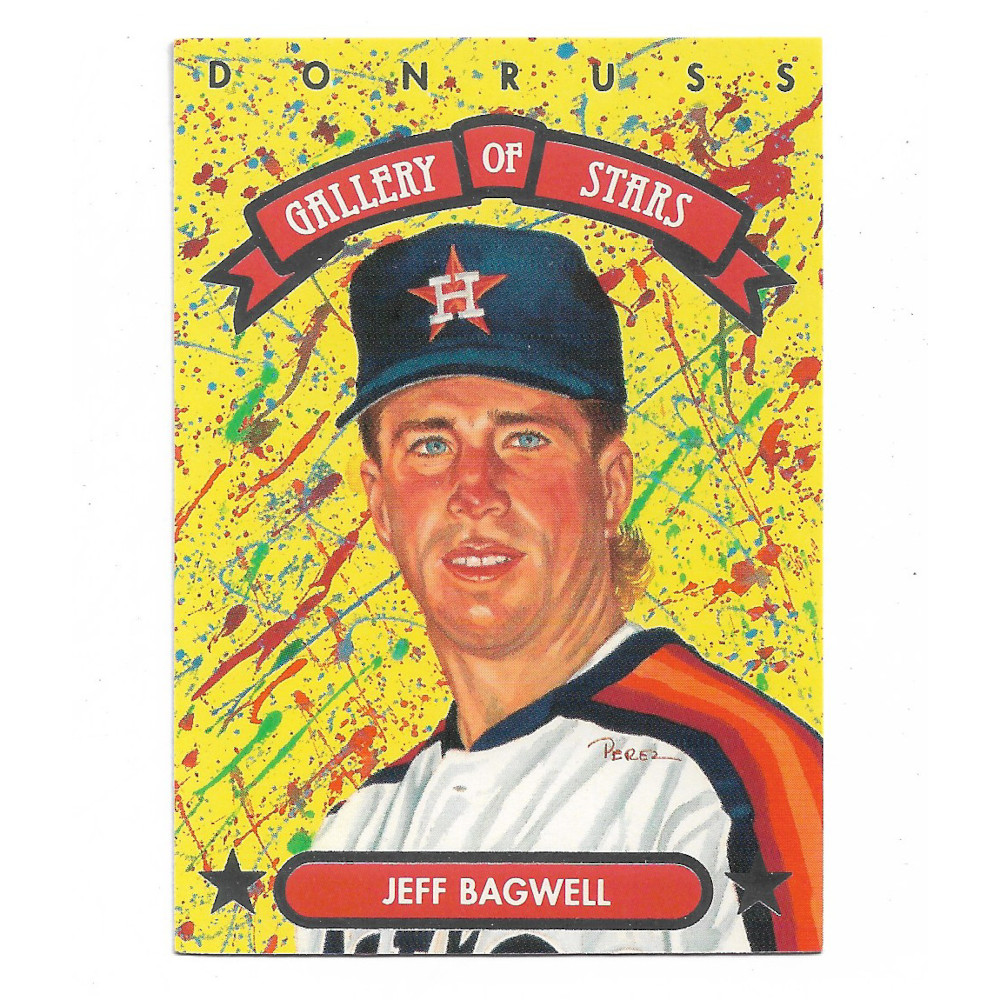 Jeff Bagwell 1992 Donruss Triple Play Gallery of Stars # 7