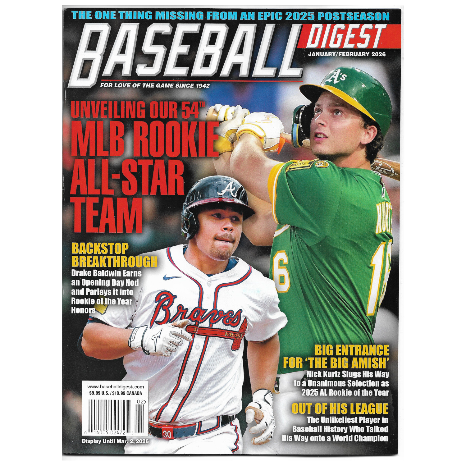 Baseball Digest Magazine - January / February 2026