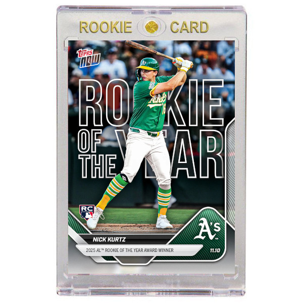 Nick Kurtz Oakland Athletics 2025 Topps Now Rookie of the Year # OS-2 Rookie Card
