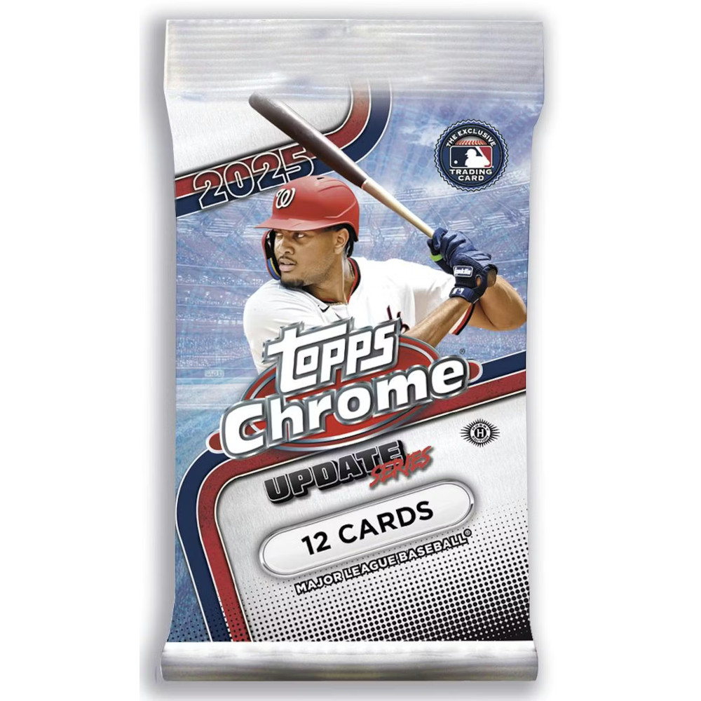 2025 Topps Chrome Update Baseball 4 Card Hobby Pack