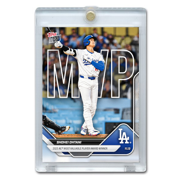 Shohei Ohtani NL MVP Winner 2025 Topps Now Card # OS-7