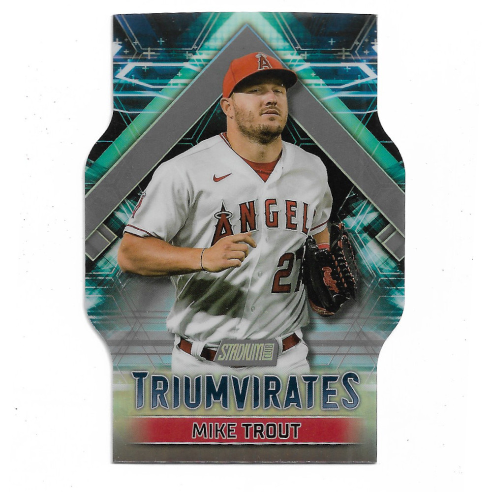 Mike Trout 2023 Stadium Club Triumvirate # 26