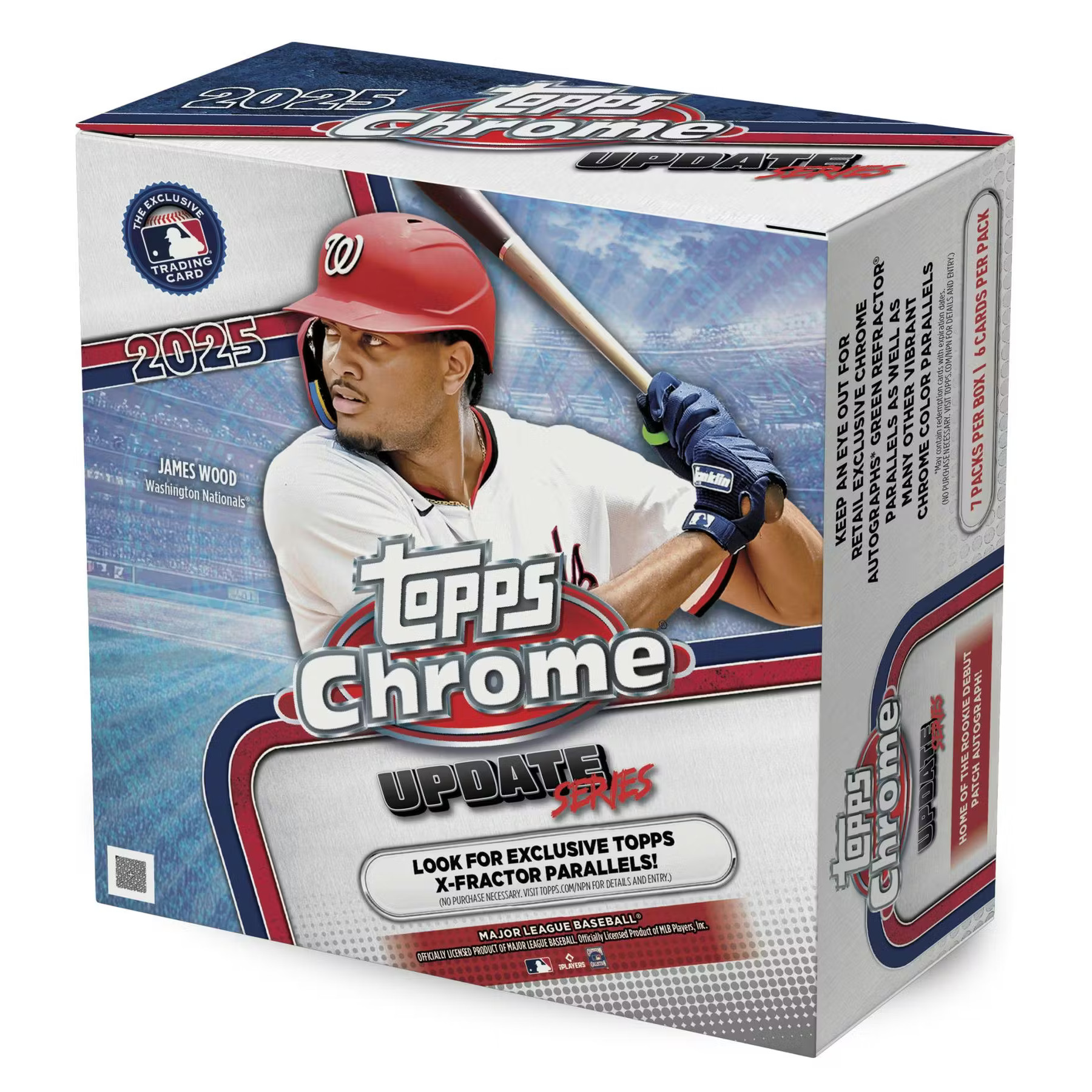 2025 Topps Chrome Update Baseball 7 Pack Mega Box