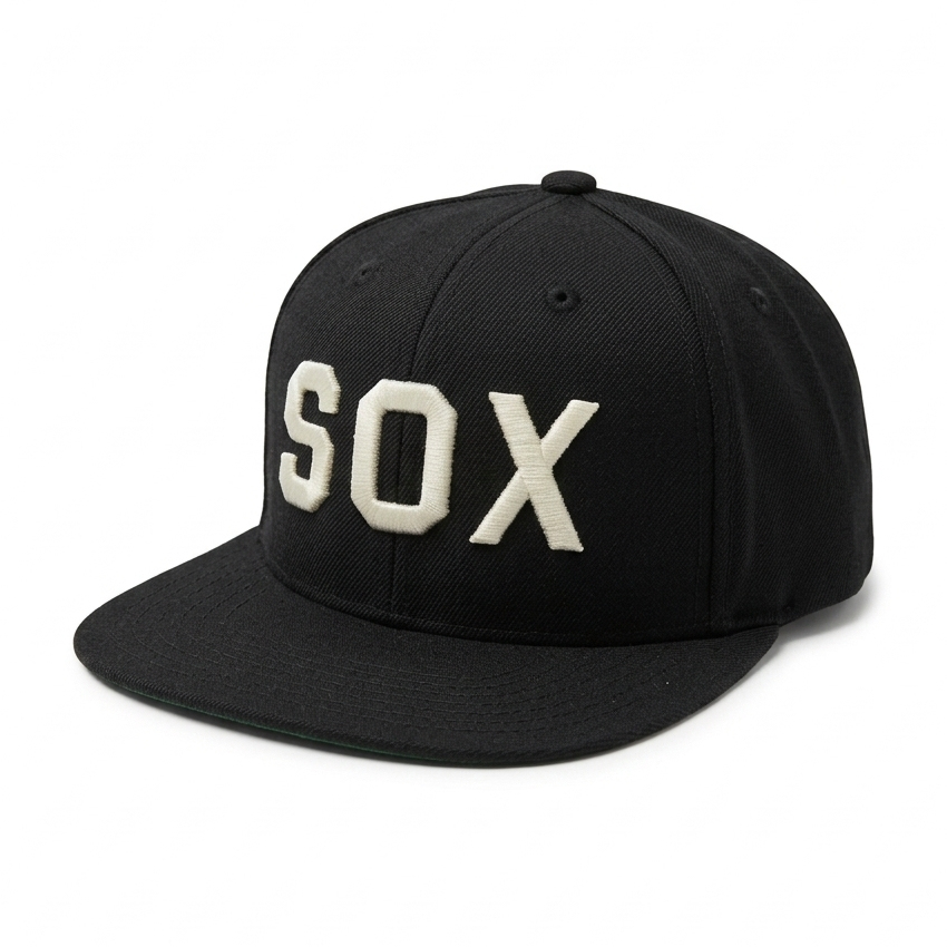 Men's American Needle Baltimore Black Sox Dark Grey Cooperstown