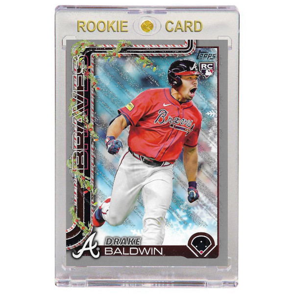 Drake Baldwin Atlanta Braves 2025 Topps Holiday Silver Foil # H60 Rookie Card