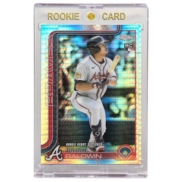Drake Baldwin Atlanta Braves 2025 Topps Chrome Update Prism Refractor # USC88 Rookie Card