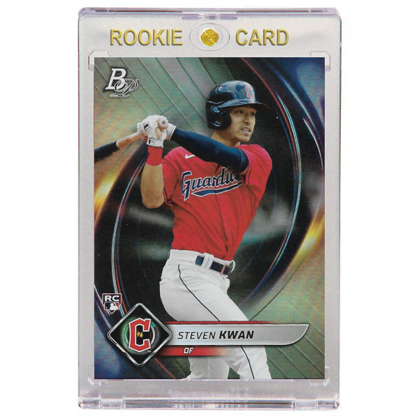 Steven Kwan Cleveland Guardians 2022 Bowman Platinum # 66 Rookie Card