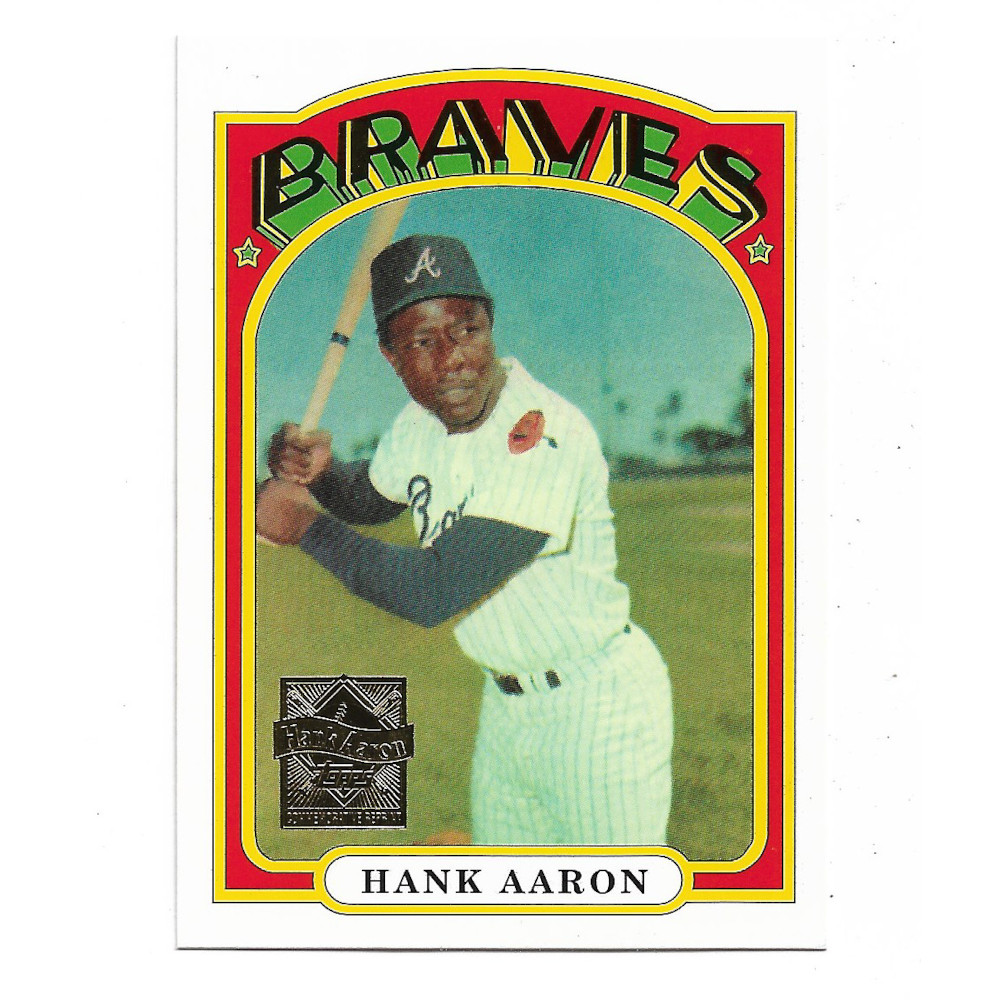 Hank Aaron 2000 Topps Aaron Reprints # 19