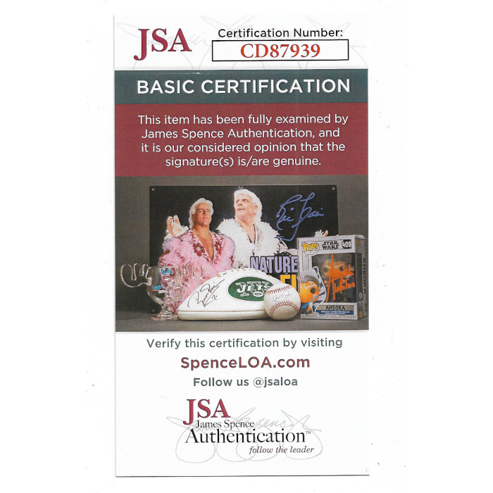 Tom Seaver Autographed Hall of Fame Plaque Postcard (JSA-39)