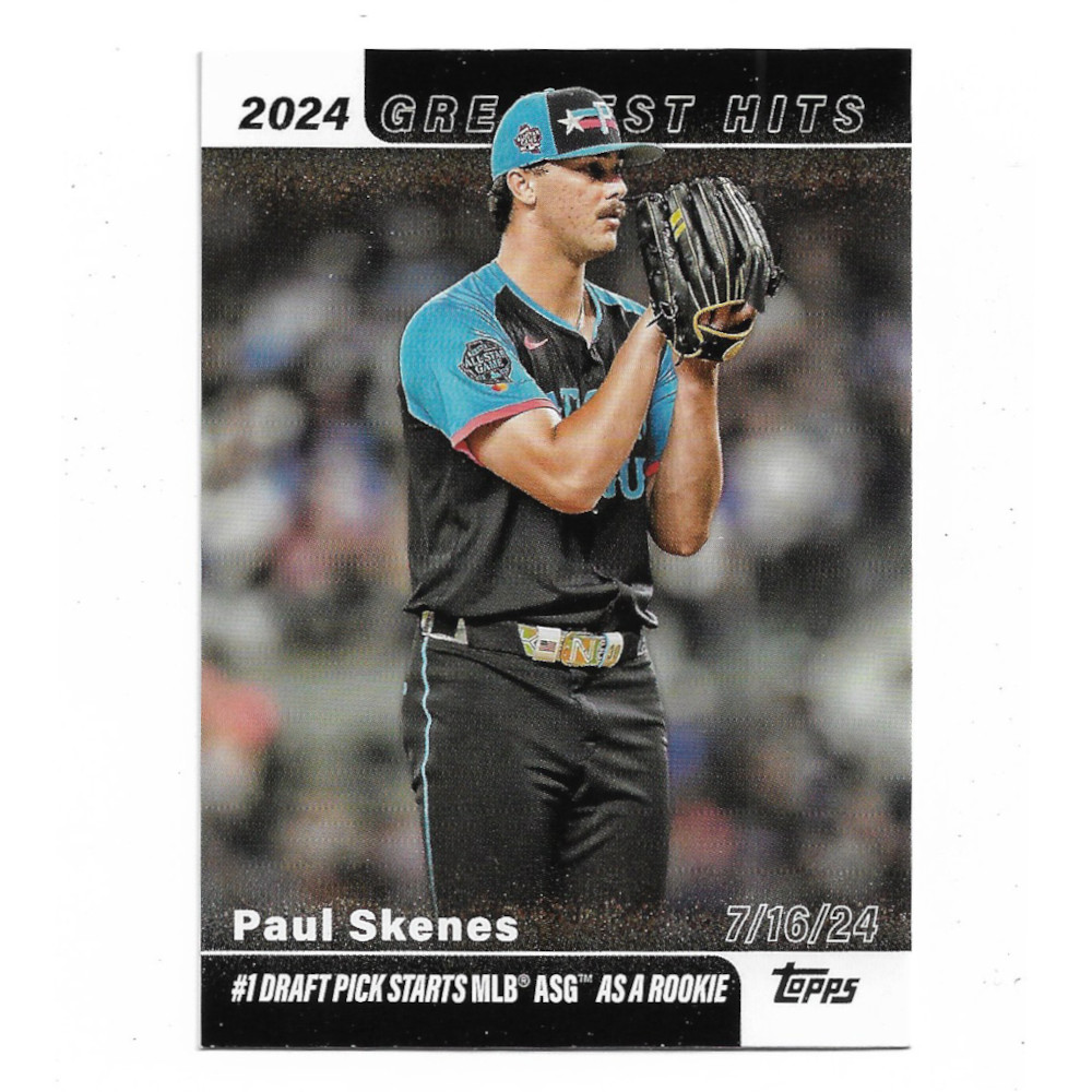 Paul Skenes 2025 Topps '24 Greatest Hits # 24