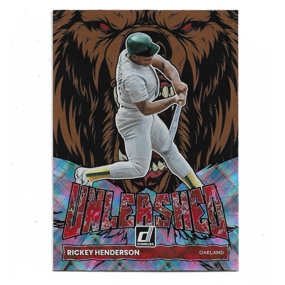 Rickey Henderson 2022 Donruss Unleashed Vector # 15