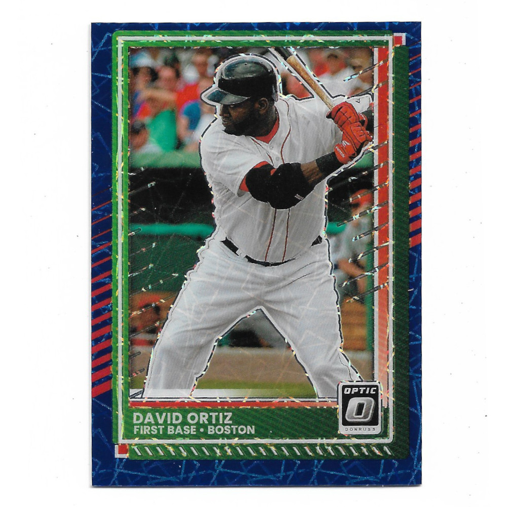 David Ortiz 2025 Donruss Optic Blue Velocity # 61