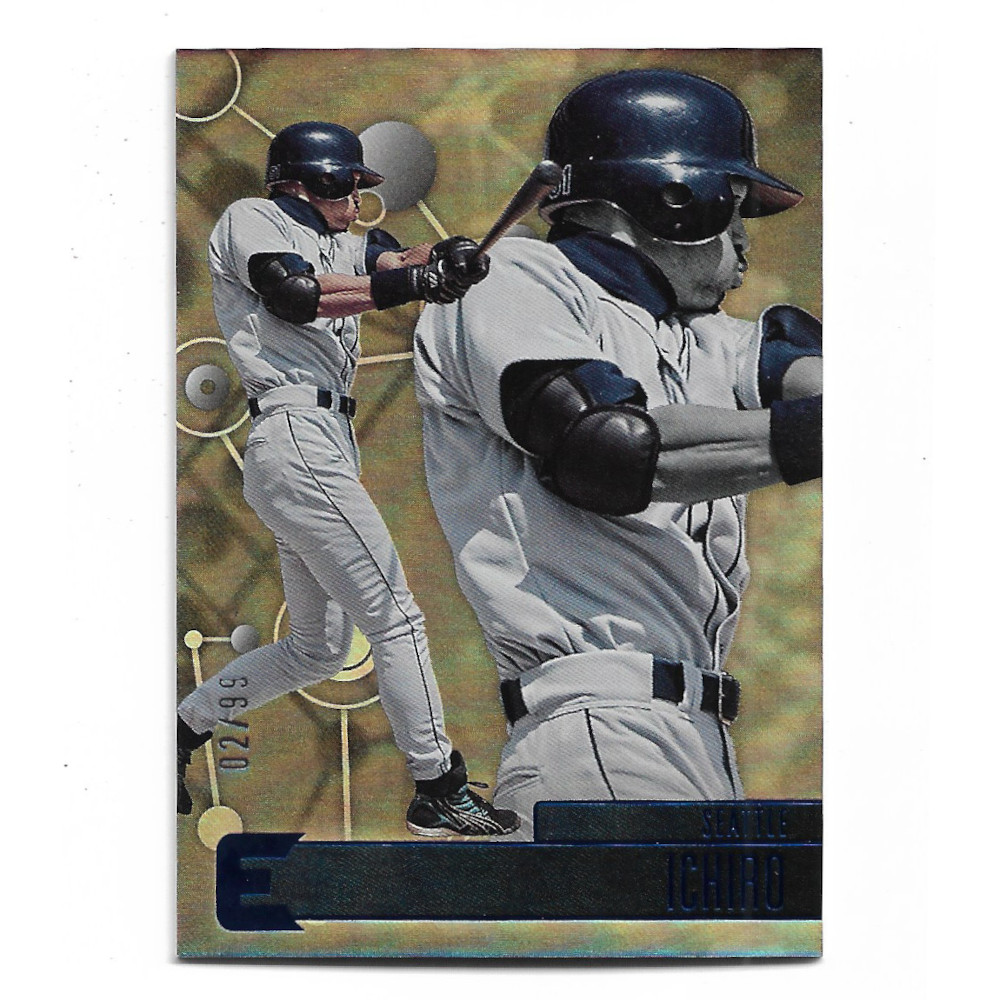 Ichiro Suzuki 2022 Panini Essentials Blue # 3 Ltd Ed of 99