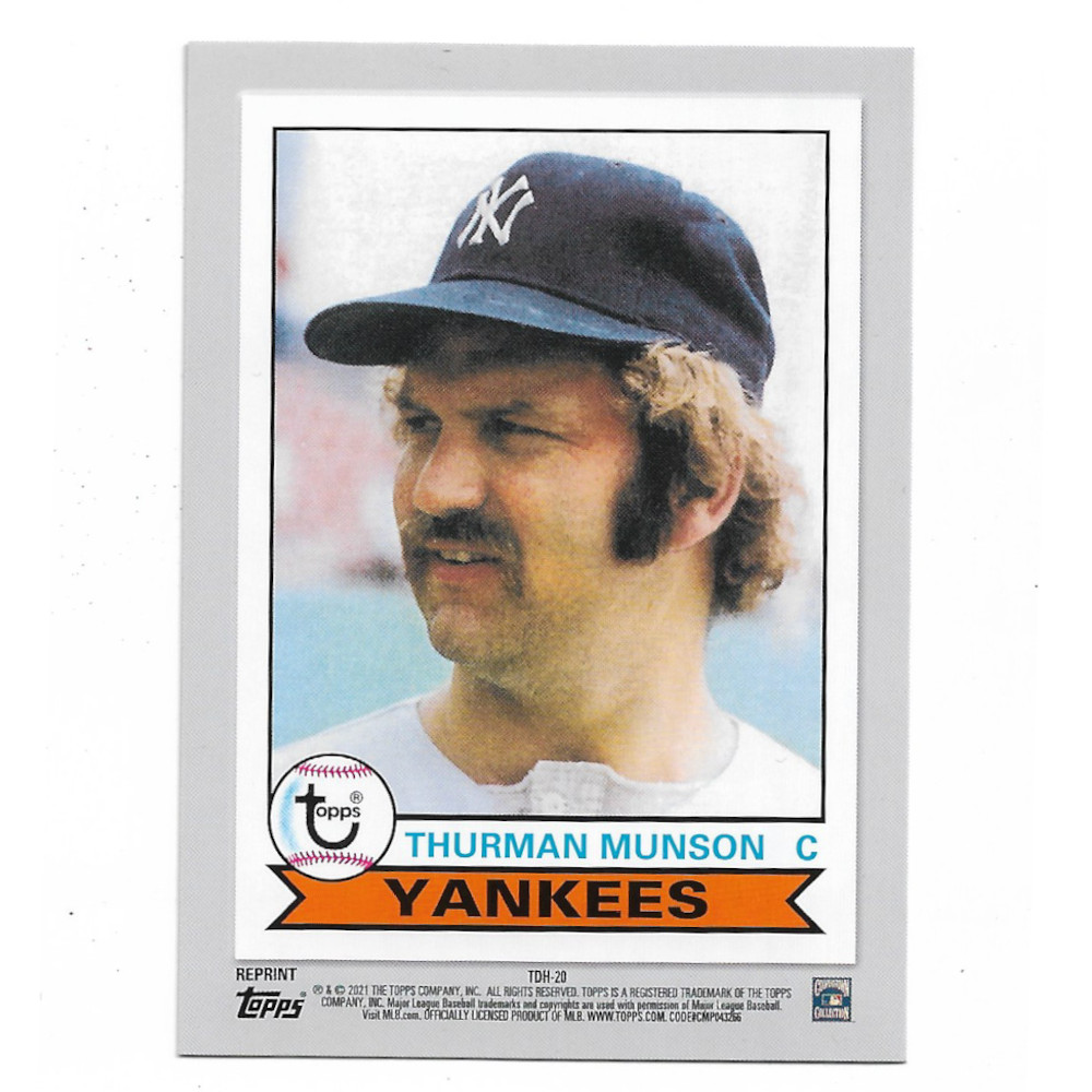 Thurman Munson 2021 Topps Double Header # 20