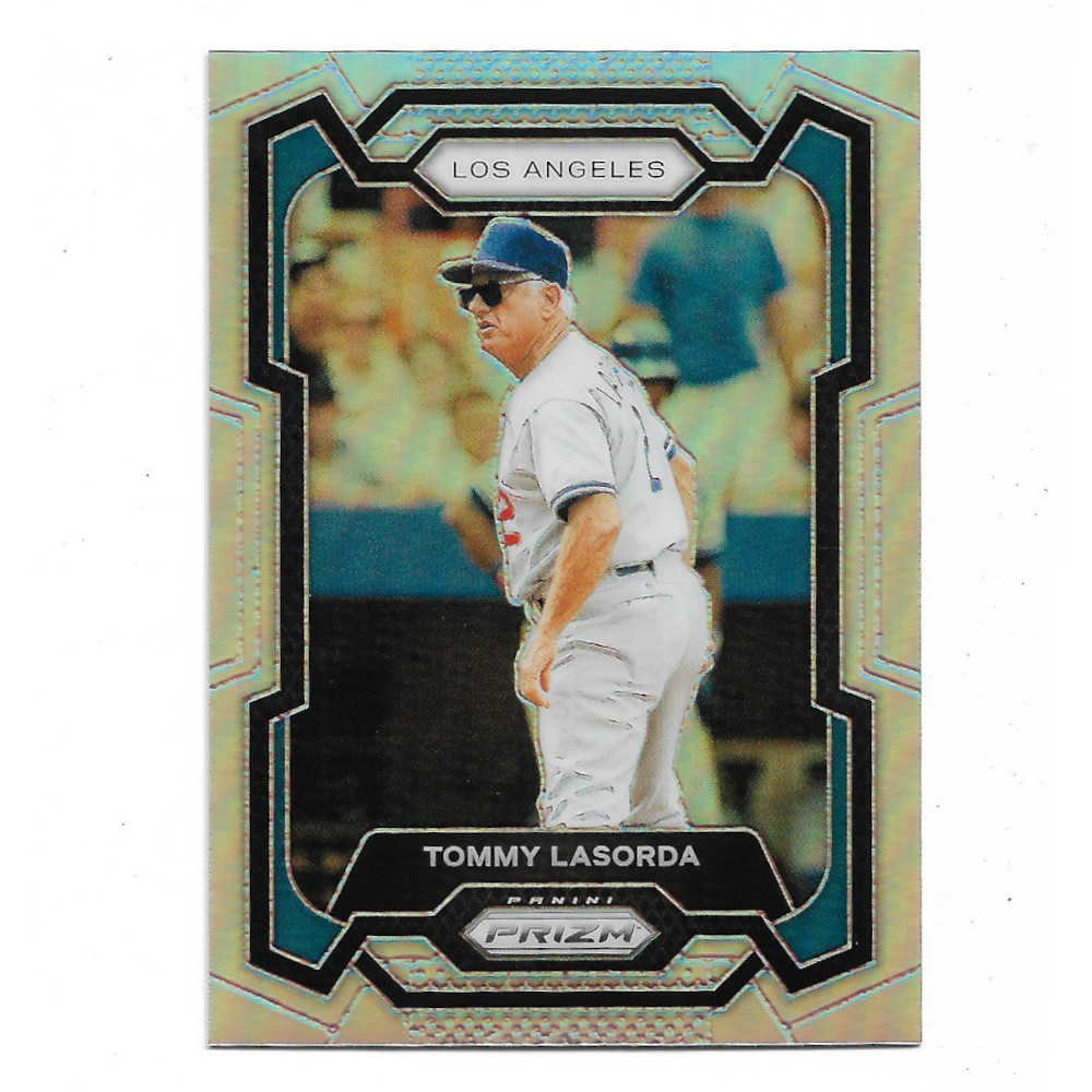 Tommy Lasorda 2024 Panini Prizm Silver Holo # 240