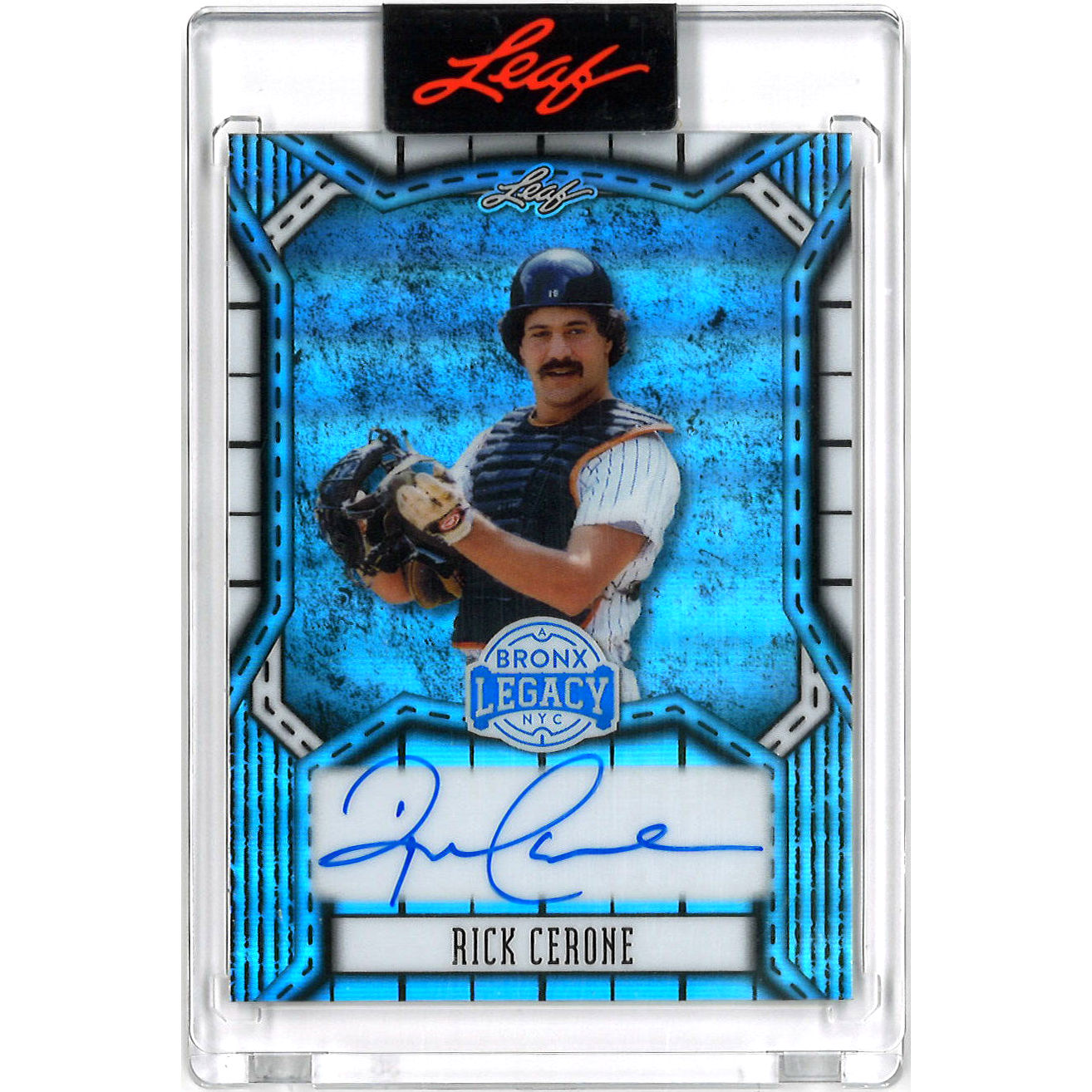 Rick Cerone Autographed Card 2025 Leaf Bronx Legacy # BA-RC1 Ltd Ed of 65