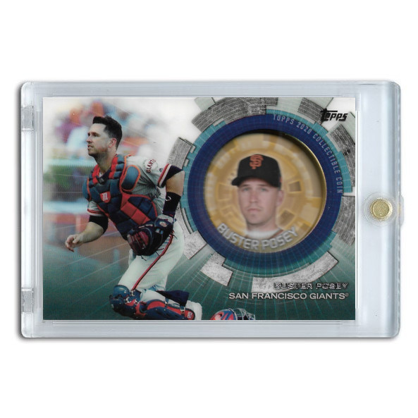 Buster Posey 2020 Topps Commemorative Coin Card # TBC-BP
