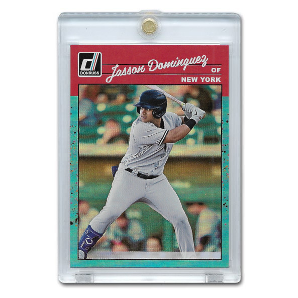 Jasson Dominguez 2023 Donruss Carolina Blue # 253 Pre-Rookie Card