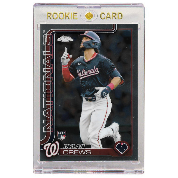 Dylan Crews Washington Nationals 2025 Topps Chrome # 146 Rookie Card