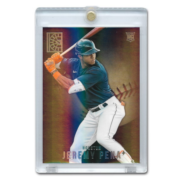 Jeremy Pena Houston Astros 2022 Panini Capstone # 21 Rookie Card